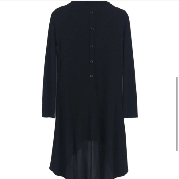 Soft Surroundings Crescent Oversized Sweater Tunic Cowl Mock Neck - Picture 3 of 8